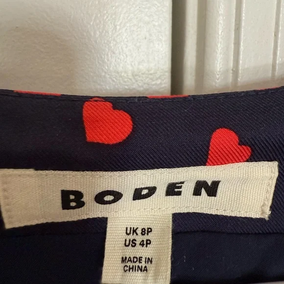 Boden Navy and Red Maxi Dress - Picture 3 of 3